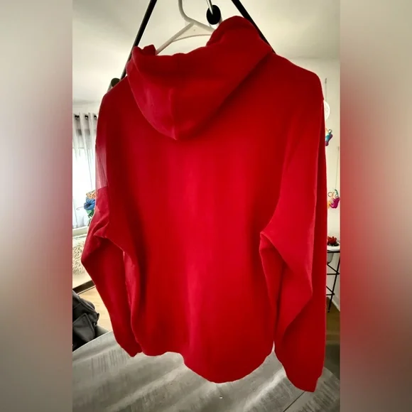 Diesel Bold Red Hoodie for Men - Picture 5 of 7